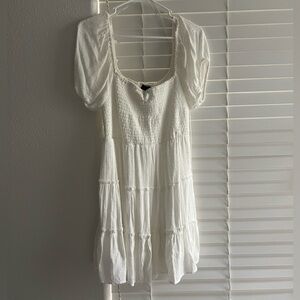 Super cute white spring dress! Size L